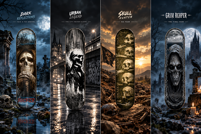Quatre skateboards, quatre légendes urbaines-BASSE